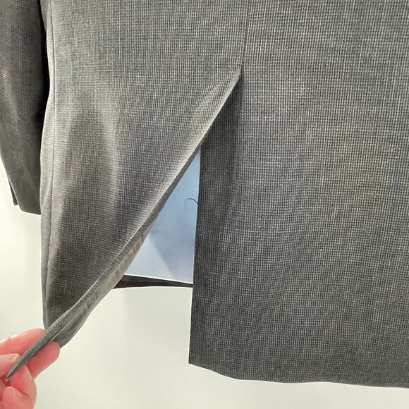 Brooks Brothers Brooks Ease Gray Check Wool Classic Career Blazer Men's 42 R - Picture 7 of 12